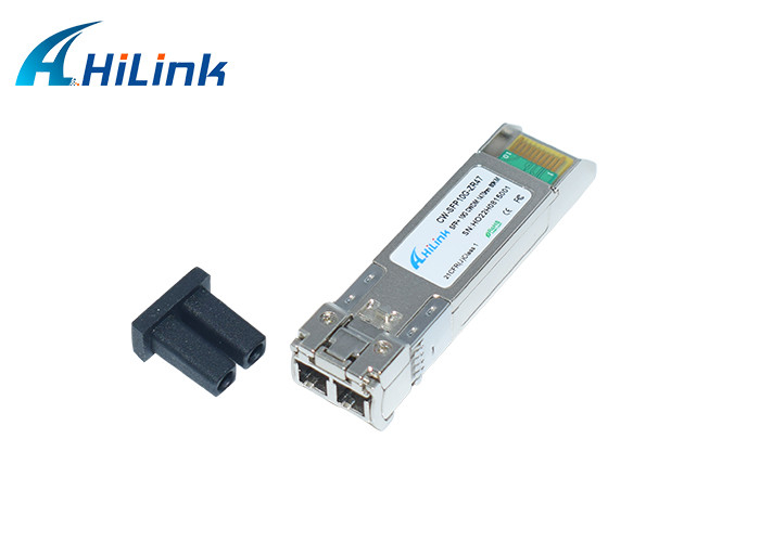 5G डेटा सेंटर के लिए 10G डुअल फाइबर SFP + मॉड्यूल वेवलेंथ 1470nm से 1610nm ZR 80km LC