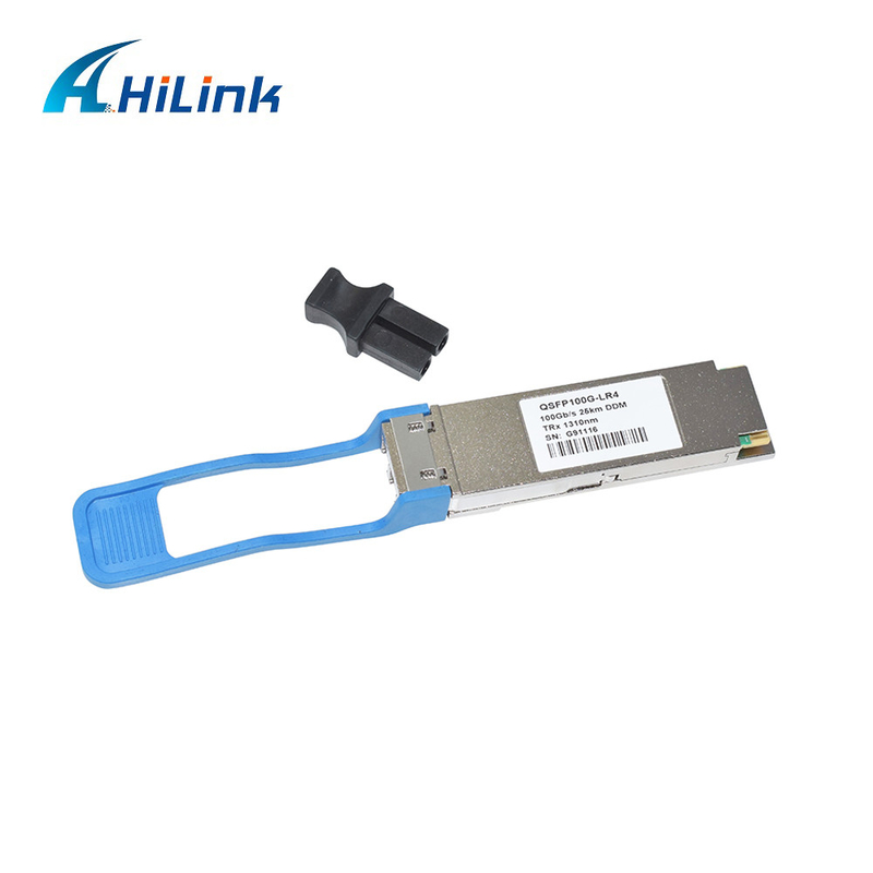 100G QSFP28 ऑप्टिकल ट्रांसीवर मॉड्यूल LR4 1310nm 25KM 4 चैनल LAN WDM डुअल LC 25KM ईथरनेट