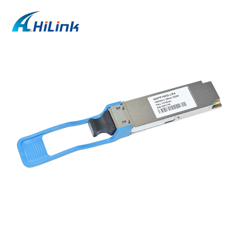 100G QSFP28 ऑप्टिकल ट्रांसीवर मॉड्यूल LR4 1310nm 25KM 4 चैनल LAN WDM डुअल LC 25KM ईथरनेट