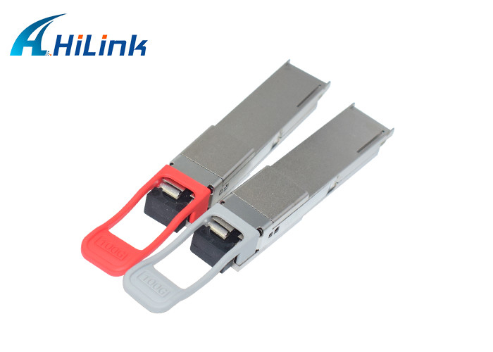 100GBASE - BX20 ऑप्टिकल ट्रांससीवर मॉड्यूल QSFP28 LAN WDM 1280nm 1310nm 20km LC सिम्पलेक्स ट्रांससीवर