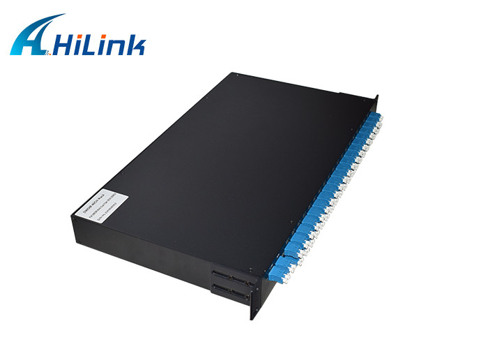 AAWG पैसिव डिवाइस DWDM Mux डिमक्स 40CH डुअल फाइबर 1U रैक माउंट 19 इंच