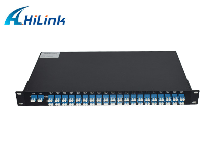 AAWG पैसिव डिवाइस DWDM Mux डिमक्स 40CH डुअल फाइबर 1U रैक माउंट 19 इंच