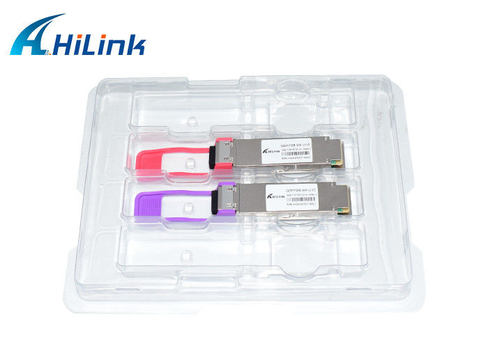 QSFP28 100G BIDI 10KM ऑप्टिकल ट्रांसीवर SMF सिम्प्लेक्स LC कनेक्टर DDM 1271/1331