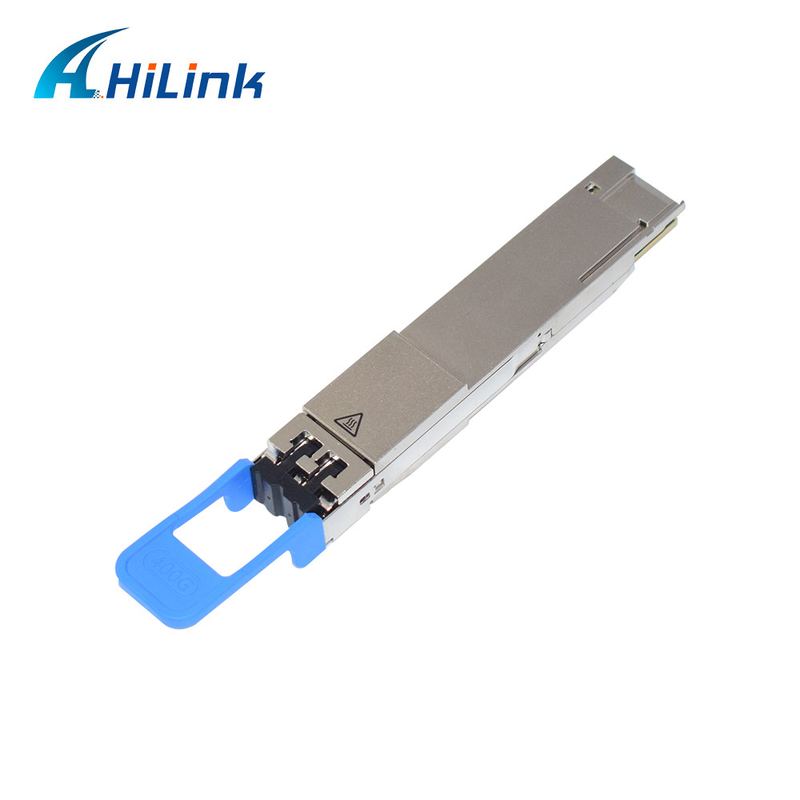 डुप्लेक्स एलसी एसएमएफ ऑप्टिकल ट्रांससीवर मॉड्यूल 400GBASE-LR4 QSFP-DD PAM4 1310nm 10km DOM