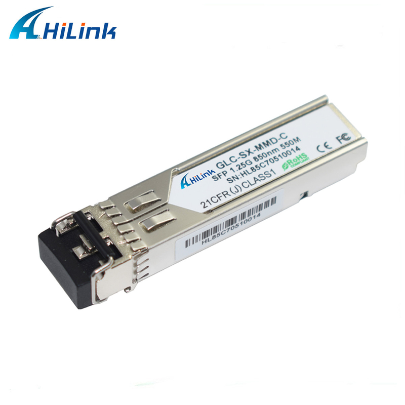 1.25G 850nm 550M ऑप्टिकल ट्रांससीवर मॉड्यूल GLC-SX-MM 1000BASE LC DOM SFP ट्रांससीवर
