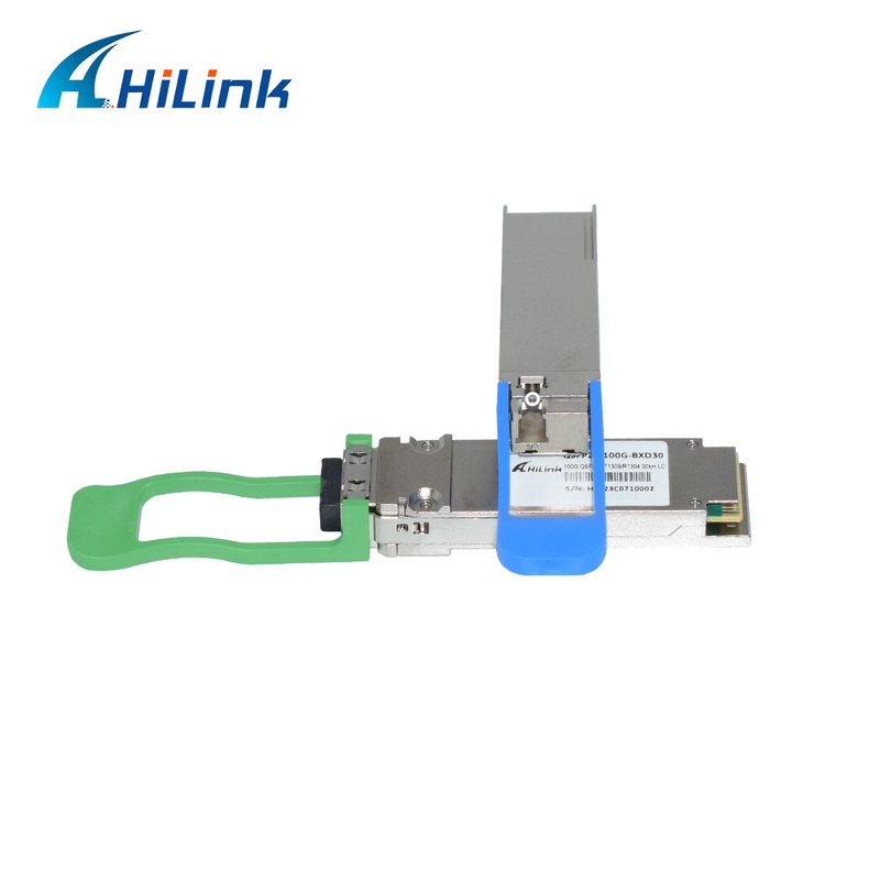 100G QSFP28 ट्रांससीवर मॉड्यूल BIDI 40KM 1304/1309nm EML+APD QSFP28-BX-D40 ट्रांससीवर