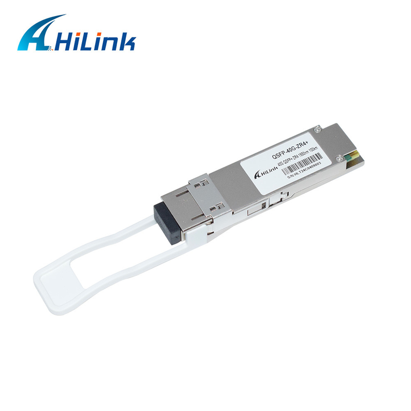 QSFP 40G ZR4 100KM 1550nm 40Gb/s QSFP+ ट्रांससीवर डुप्लेक्स एलसी ऑप्टिकल मॉड्यूल DOM