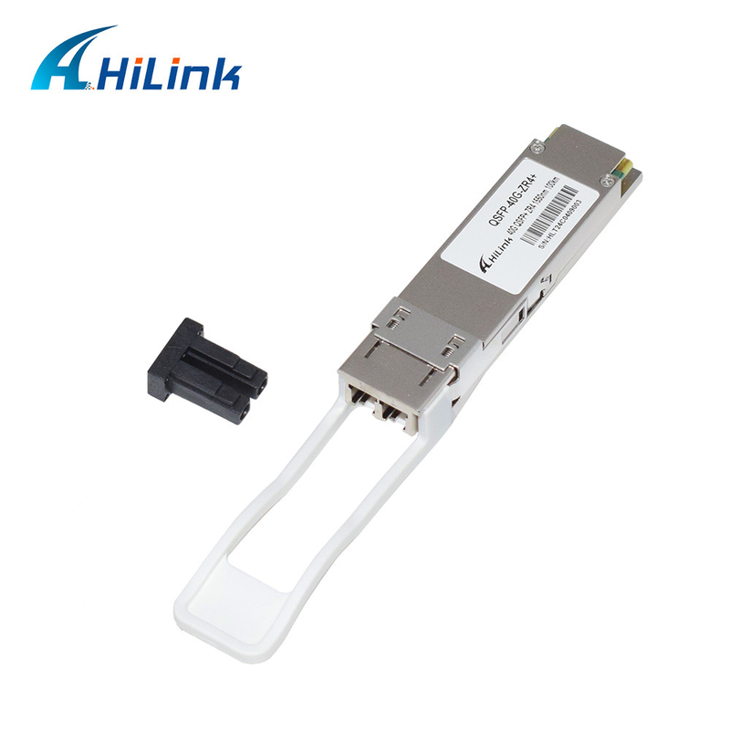 QSFP 40G ZR4 100KM 1550nm 40Gb/s QSFP+ ट्रांससीवर डुप्लेक्स एलसी ऑप्टिकल मॉड्यूल DOM