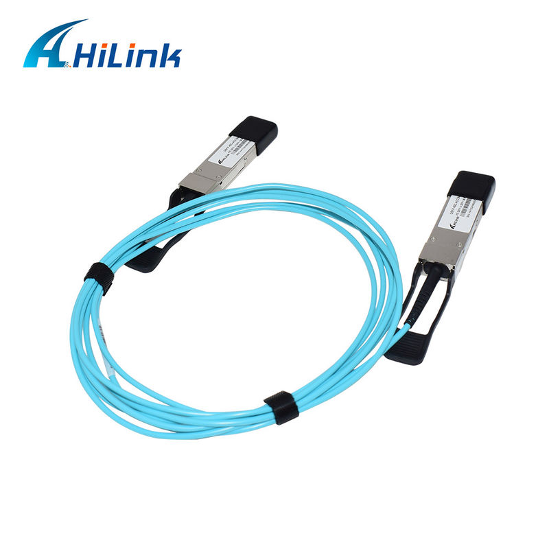 40G QSFP+ से QSFP+ AOC सक्रिय ऑप्टिकल केबल 20M OM3 ऑप्टिकल ट्रांससीवर मॉड्यूल केबल