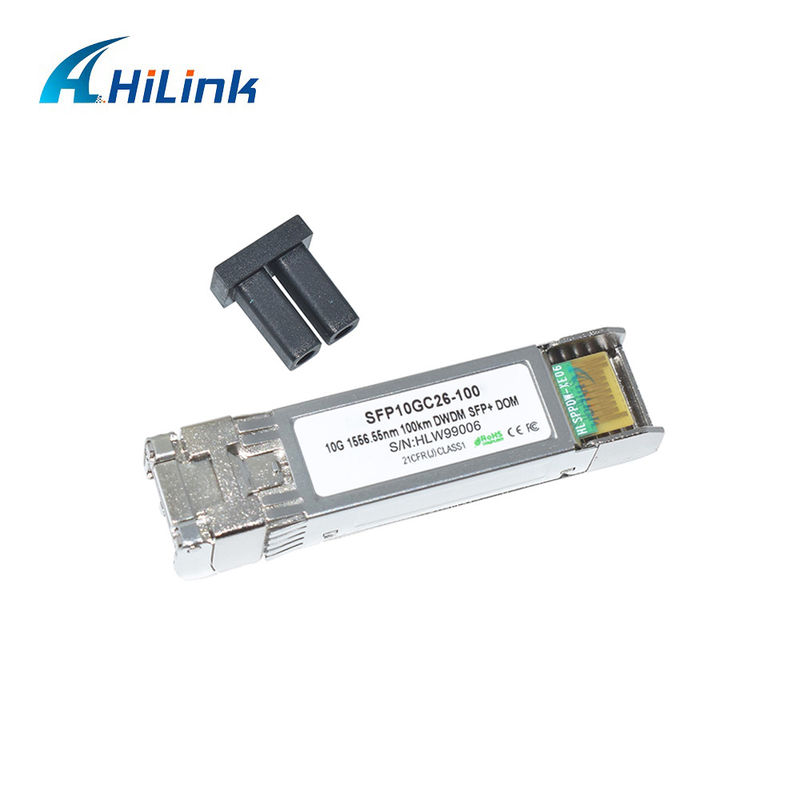 लंबी दूरी के संचरण के लिए 10G DWDM 100KM ऑप्टिकल ट्रांससीवर मॉड्यूल 100GHz C बैंड ऑप्टिकल मॉड्यूल