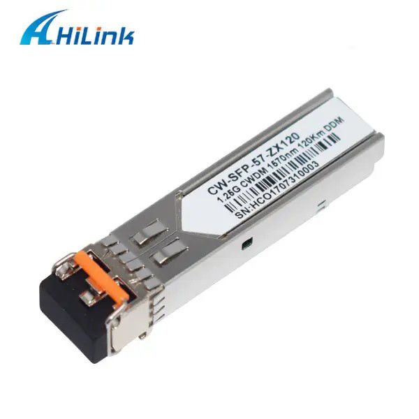 1.25G CWDM 120KM CWDM-SFP ट्रांससीवर 1570nm CWDM कलर ऑप्टिक्स 1000BASE DOM LC SMF