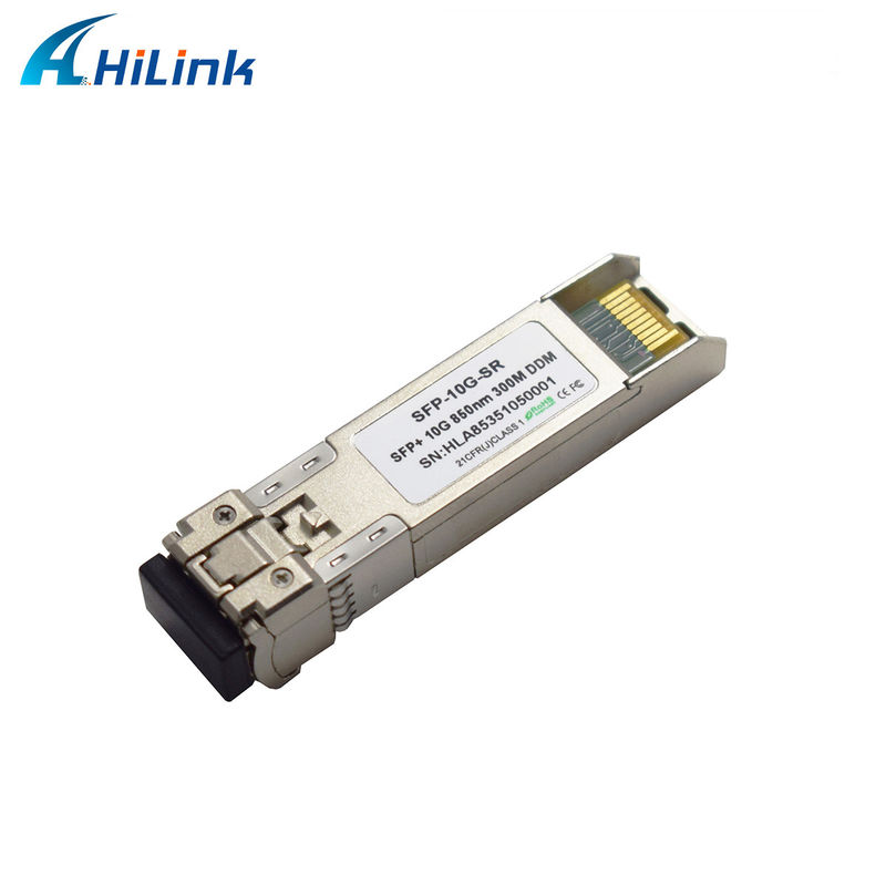 SFP+ 10Gig ईथरनेट मॉड्यूल 10G SR 850nm 300M LC डुप्लेक्स DDM फाइबर ऑप्टिक ट्रांससीवर 4G नेटवर्क के लिए FTTH SFP-10G-SR के लिए WDM फ़ंक्शन