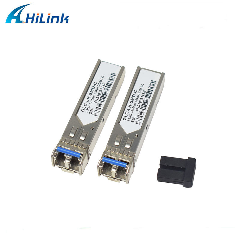 GLC-LX-SMD ऑप्टिक फाइबर ट्रांससीवर SFP 1.25G 1310nm 10KM डुप्लेक्स LC DDM