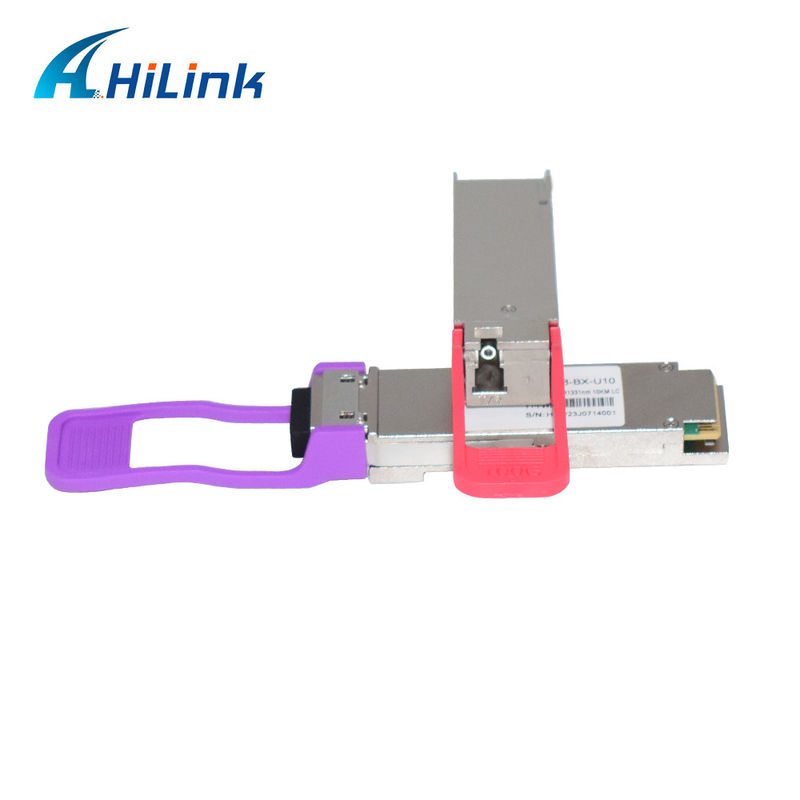0 से 70C वातावरण के लिए 100G बेस QSFP28 BiDi मॉड्यूल 10km और 20km डेटा दर