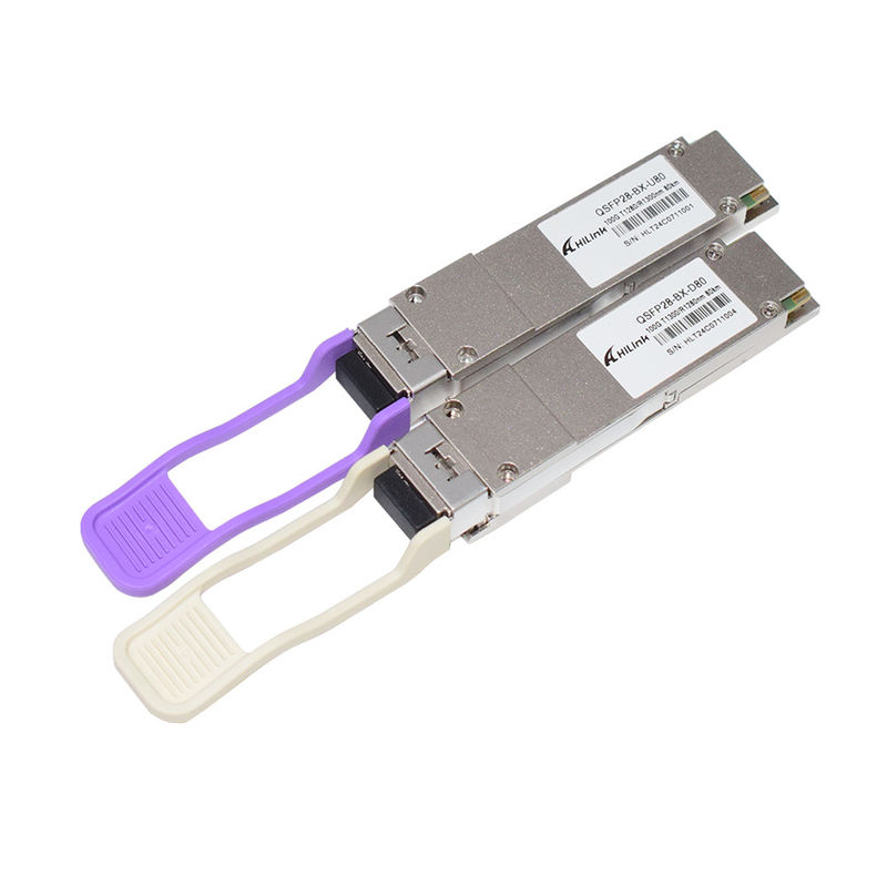 QSFP28 BIDI 100G ZR QSFP28 80km 1280/1300nm 100GBASE-BX80 QSFP28 मॉड्यूल 80km एलसी
