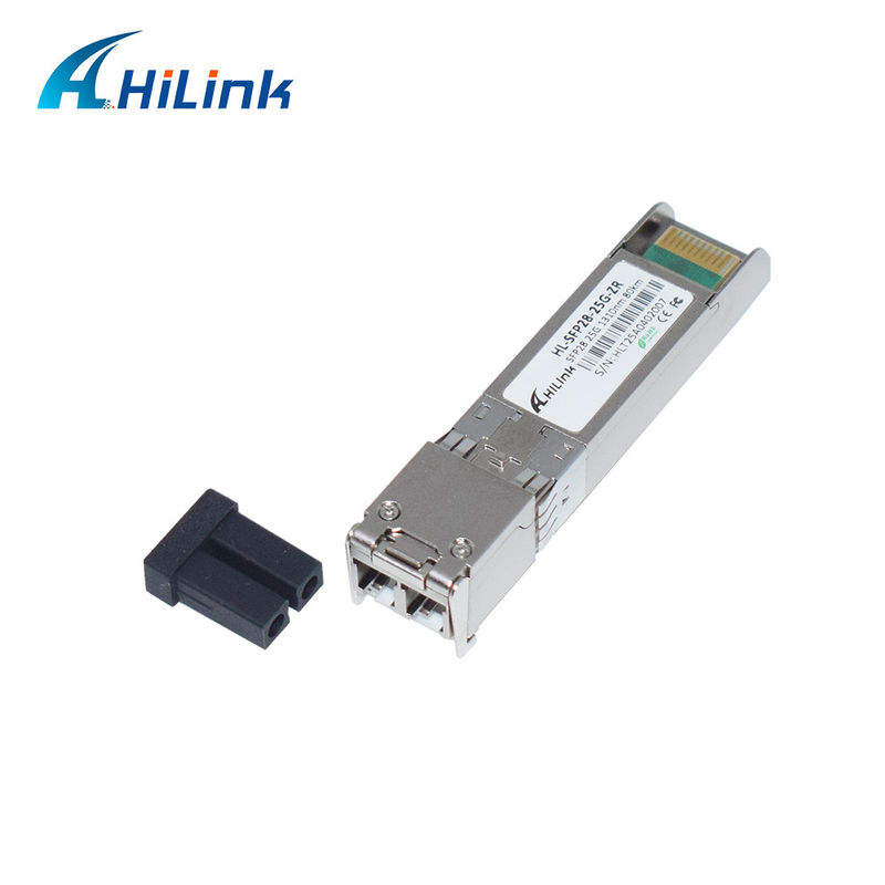 25G ZR SFP 80KM LC 25G ईथरनेट SFP ट्रांससीवर DOM 1310nm फाइबर ऑप्टिक ट्रांससीवर