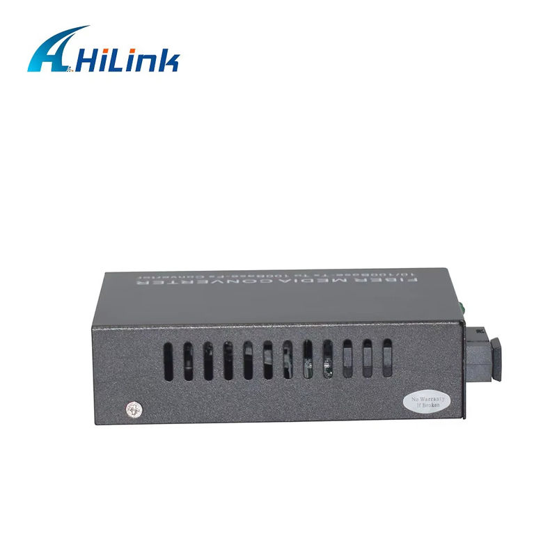 BIDI WDM सिंगल फाइबर ऑप्टिक मीडिया कन्वर्टर 10/100M 1310/1550nm 20km SFP ऑप्टिकल उपकरण