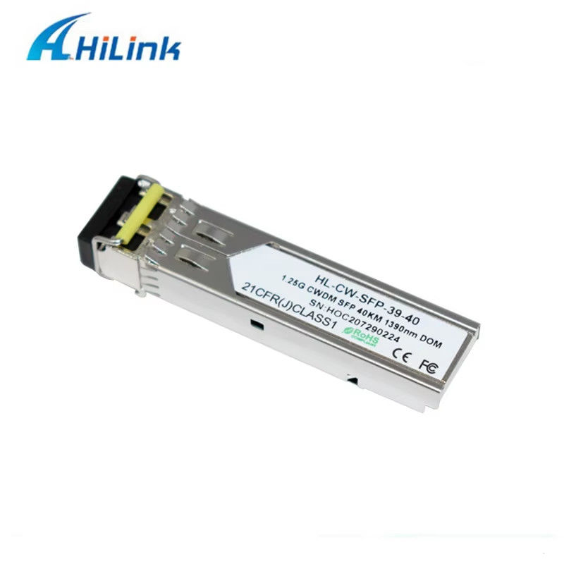 China Factory 1000Base 1.25G SFP Dual LC Connector CWDM 40KM LC 1270-1610nm Optical Transceiver Fiber Optic Equipment