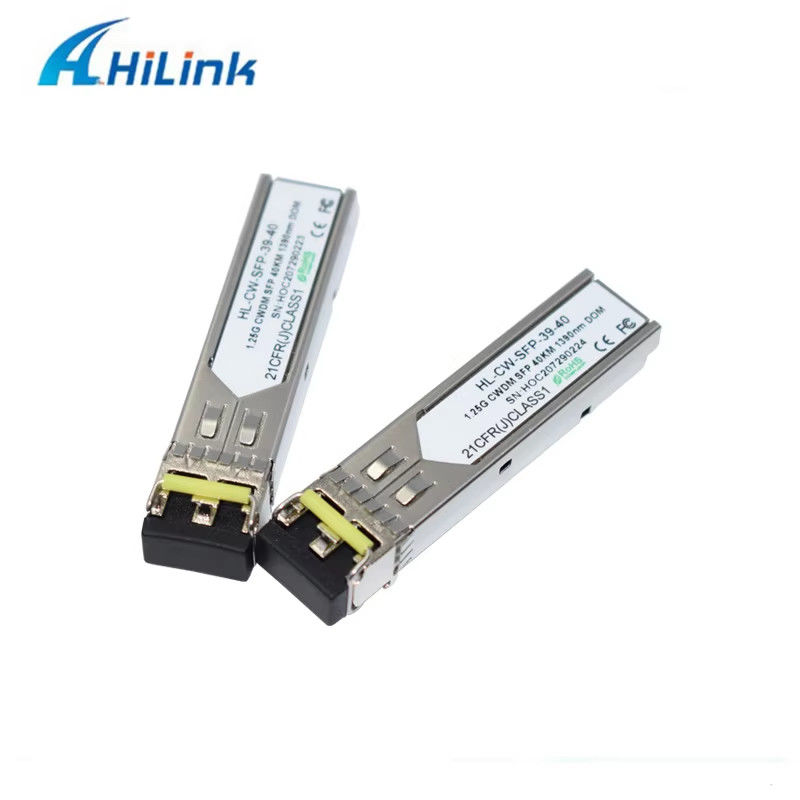 China Factory 1000Base 1.25G SFP Dual LC Connector CWDM 40KM LC 1270-1610nm Optical Transceiver Fiber Optic Equipment