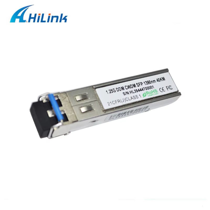 China Factory 1000Base 1.25G SFP Dual LC Connector CWDM 40KM LC 1270-1610nm Optical Transceiver Fiber Optic Equipment