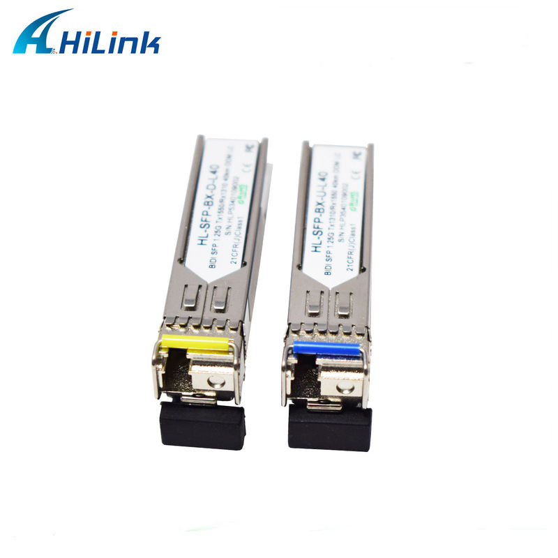 हिलिंक 1.25G SFP BIDI 40KM 1310/1490 ((1550nm) एलसी/एससी कनेक्टर फाइबर ऑप्टिक मॉड्यूल