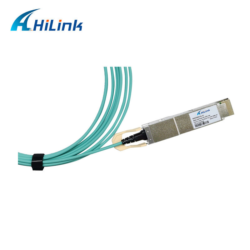 400G QSFP DD सक्रिय ऑप्टिकल केबल 8x26.5625GBd ((PAM4) विद्युत इंटरफ़ेस DDM 3M MMF केबल