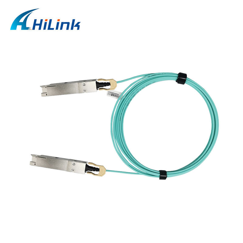 400G QSFP DD सक्रिय ऑप्टिकल केबल 8x26.5625GBd ((PAM4) विद्युत इंटरफ़ेस DDM 3M MMF केबल
