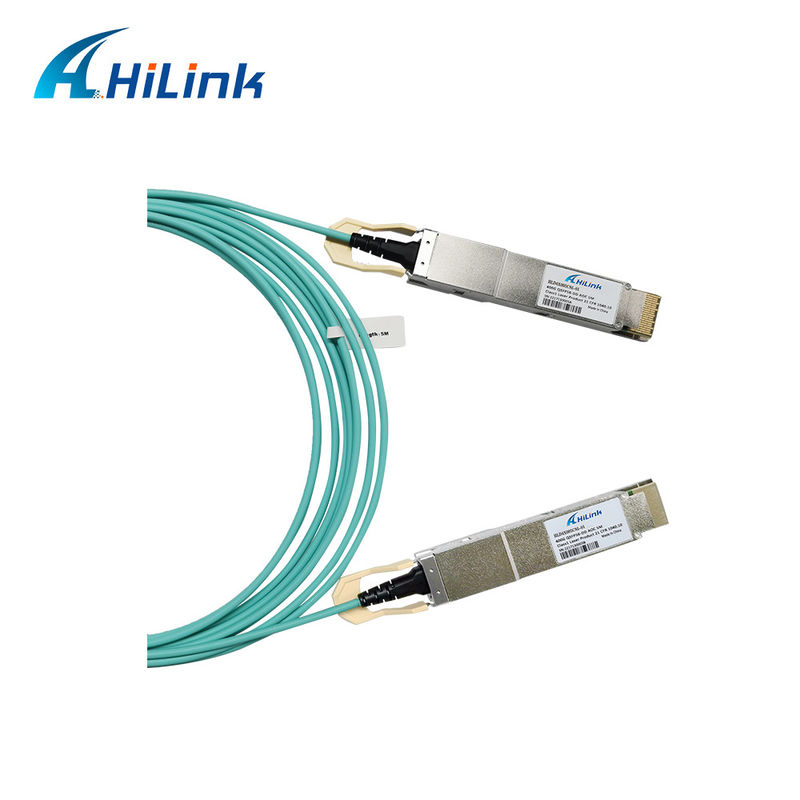 400G QSFP DD सक्रिय ऑप्टिकल केबल 8x26.5625GBd ((PAM4) विद्युत इंटरफ़ेस DDM 3M MMF केबल