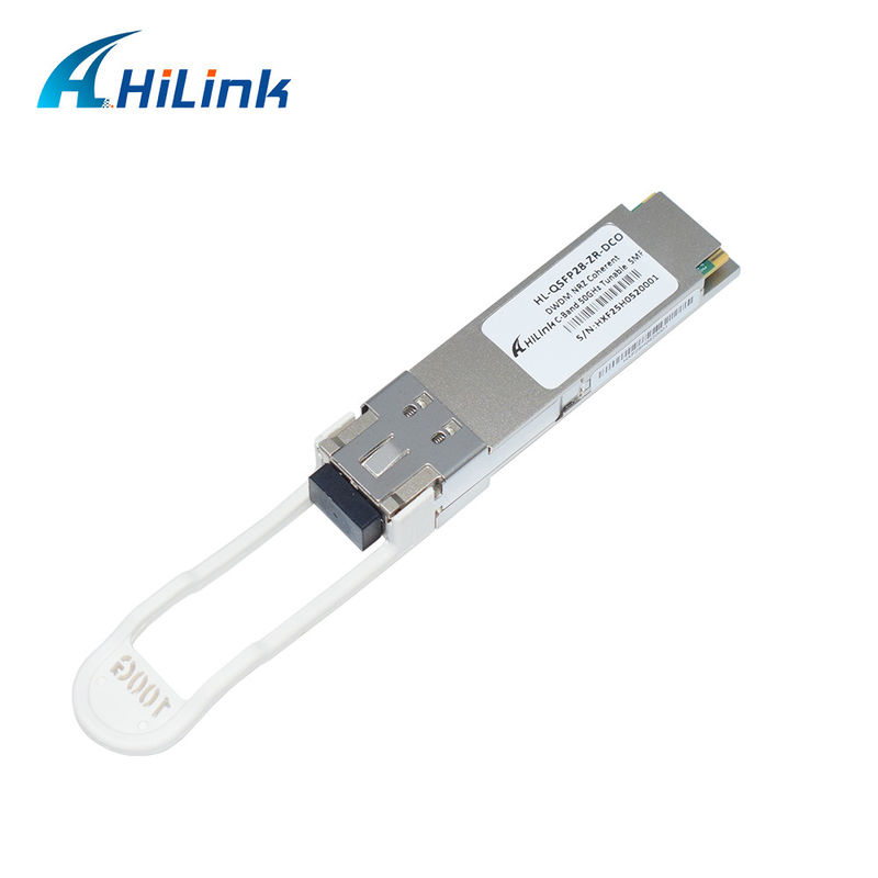 HL-QSFP28-DCO ZR QSFP28 डिजिटल समन्वित ऑप्टिक्स ट्रांससीवर 100G डेटा दर और LC कनेक्टर के साथ
