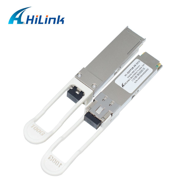 HL-QSFP28-DCO ZR QSFP28 डिजिटल समन्वित ऑप्टिक्स ट्रांससीवर 100G डेटा दर और LC कनेक्टर के साथ
