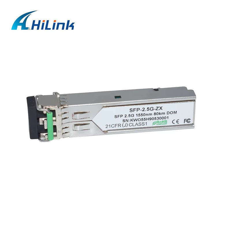 पेशेवर कारखाना 2.5G SFP 80KM 1550nm एलसी कनेक्टर फाइबर ऑप्टिक मॉड्यूल