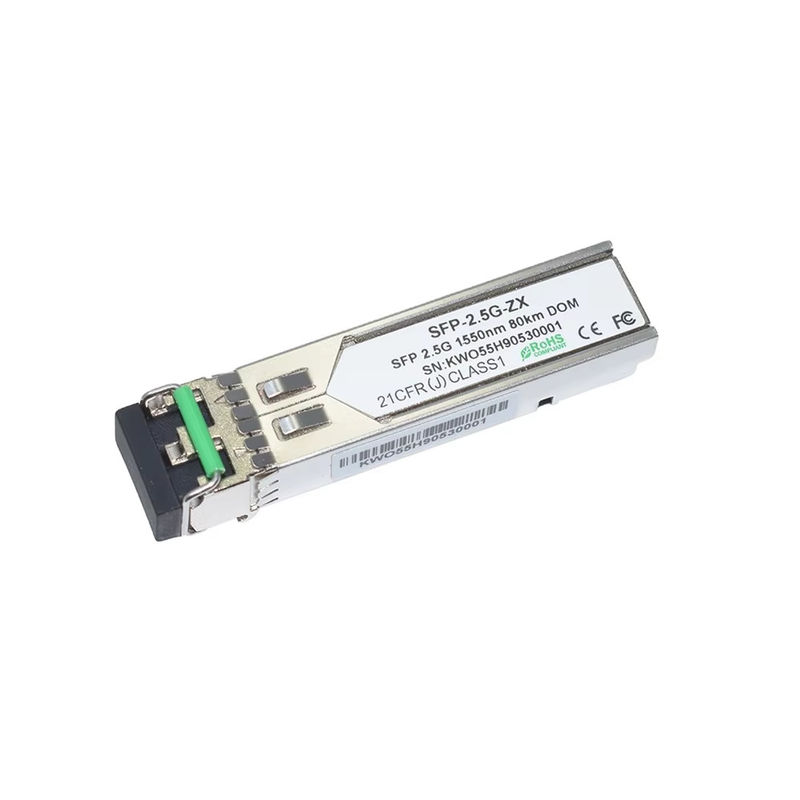 पेशेवर कारखाना 2.5G SFP 80KM 1550nm एलसी कनेक्टर फाइबर ऑप्टिक मॉड्यूल