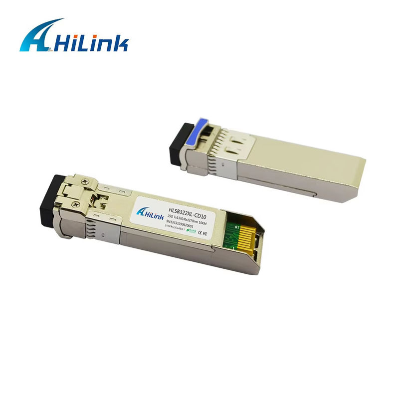 25G SFP28 BIDI Optic Module Fiber Connector LC 0 to 70C 3km/10km/40km/60km