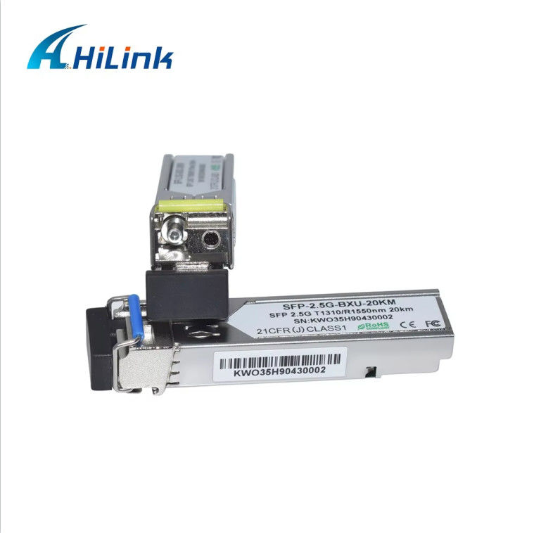 Hilink 2.5G Base BIDI 20KM WDM 1310NM/1550NM LC Connector SFP Module