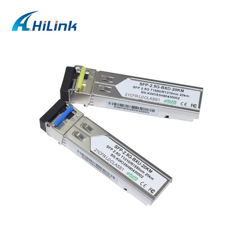 Hilink 2.5G Base BIDI 20KM WDM 1310NM/1550NM LC Connector SFP Module