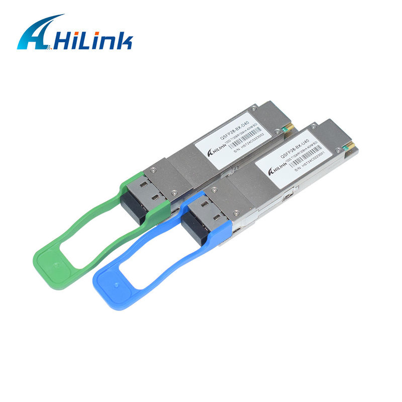 100G QSFP28 BIDI ऑप्टिकल ट्रांससीवर 40KM 100G-ER1-40 MSA EML लेजर APD रिसीवर 1309.14nm/1304.58nm