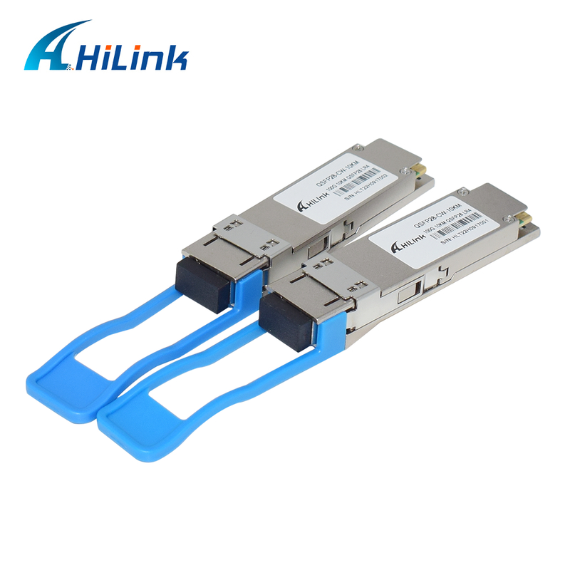 LAN WAN ईथरनेट स्विच राउटर अनुप्रयोगों के लिए 10KM हॉट प्लगेबल 100Gb/s QSFP28 CWDM4 ऑप्टिकल ट्रांससीवर मॉड्यूल