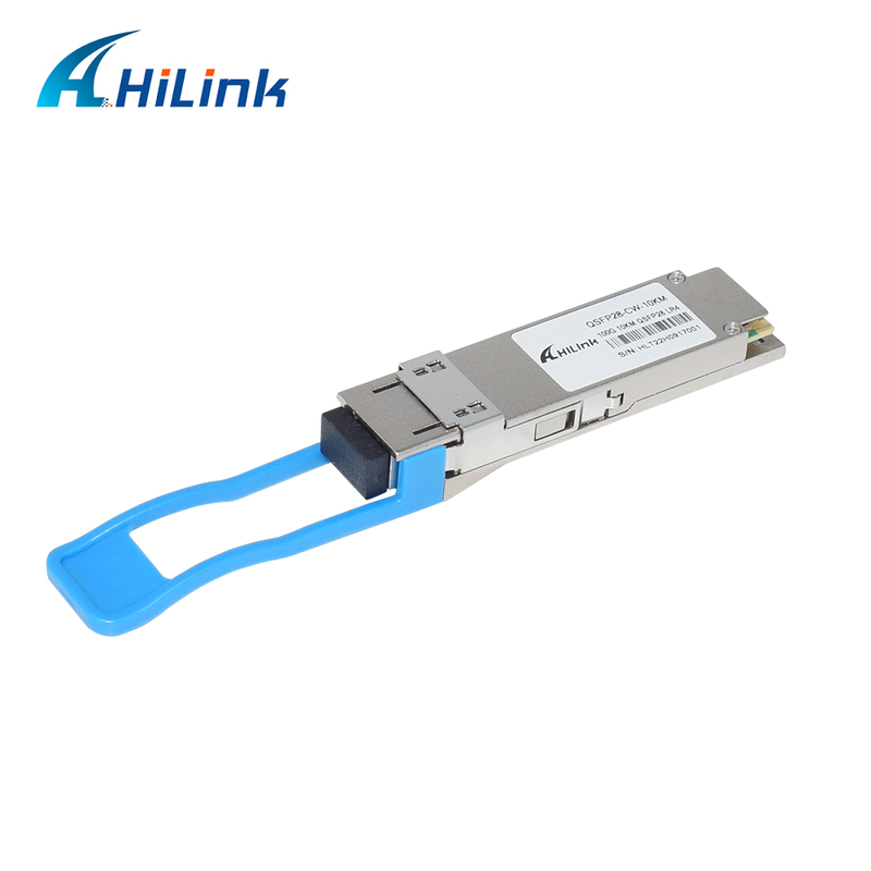LAN WAN ईथरनेट स्विच राउटर अनुप्रयोगों के लिए 10KM हॉट प्लगेबल 100Gb/s QSFP28 CWDM4 ऑप्टिकल ट्रांससीवर मॉड्यूल