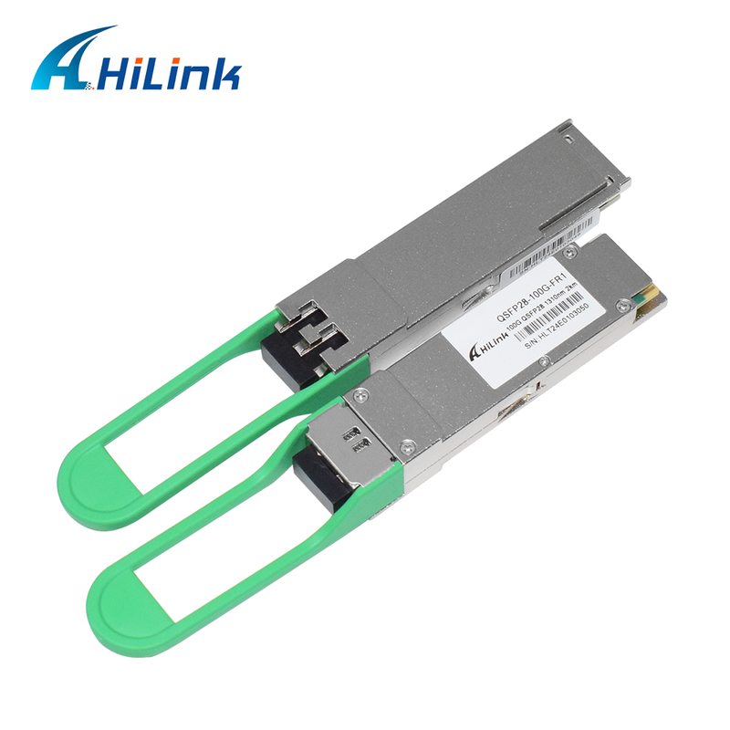 HL-QSFP28-100G-80 100Gb/s QSFP28 BiDi 80km ट्रांससीवर हॉट प्लग करने योग्य सिंप्लेक्स एलसी कनेक्टर EML+PIN के साथ SOA सिंगल मोड DDM