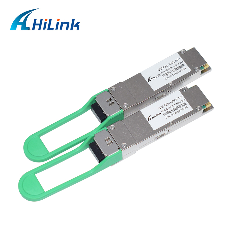 HL-QSFP28-100G-80 100Gb/s QSFP28 BiDi 80km ट्रांससीवर हॉट प्लग करने योग्य सिंप्लेक्स एलसी कनेक्टर EML+PIN के साथ SOA सिंगल मोड DDM