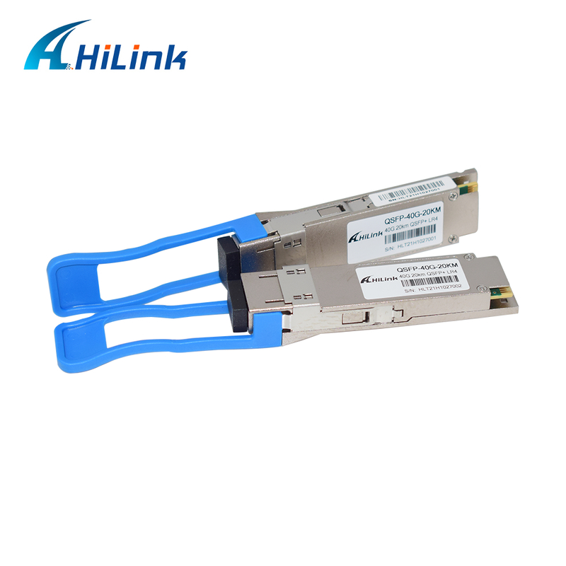 40Gb/s 20km QSFP+ ऑप्टिकल ट्रांससीवर, डुप्लेक्स LC कनेक्टर और 0°C से 70°C ऑपरेशन के लिए DDM के साथ हॉट प्लग करने योग्य