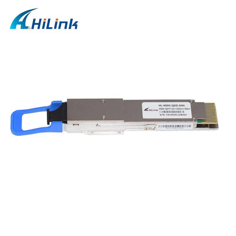Hilink HL-400G-QDD-DR4 400Gb/s 500M QSFP-DD DR4 MPO-12 ऑप्टिकल ट्रांससीवर संगत मॉड्यूल