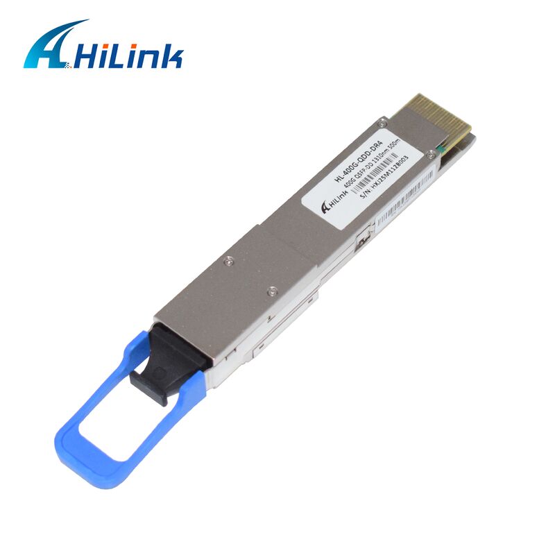 Hilink HL-400G-QDD-DR4 400Gb/s 500M QSFP-DD DR4 MPO-12 ऑप्टिकल ट्रांससीवर संगत मॉड्यूल