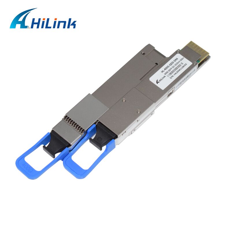 Hilink HL-400G-QDD-DR4 400Gb/s 500M QSFP-DD DR4 MPO-12 ऑप्टिकल ट्रांससीवर संगत मॉड्यूल