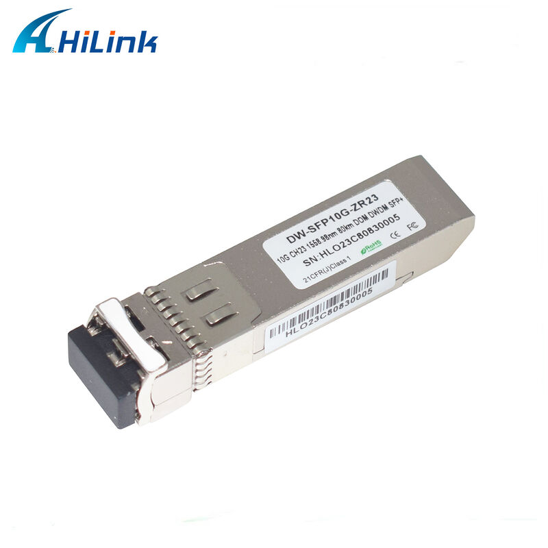 हिलिंक 10Gb SFP+ DWDM SFP 100GHz CH17~61 वैकल्पिक 80 किमी ट्रांससीवर ऑप्टिकल मॉड्यूल डुप्लेक्स एलसी वाणिज्यिक औद्योगिक