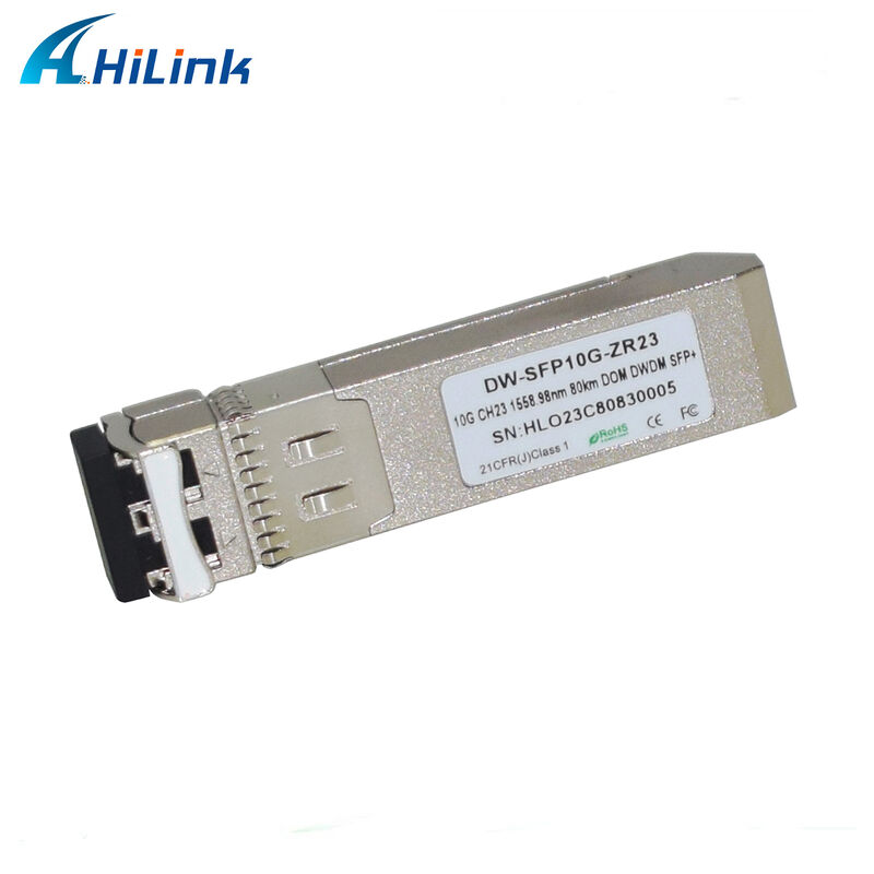 हिलिंक 10Gb SFP+ DWDM SFP 100GHz CH17~61 वैकल्पिक 80 किमी ट्रांससीवर ऑप्टिकल मॉड्यूल डुप्लेक्स एलसी वाणिज्यिक औद्योगिक