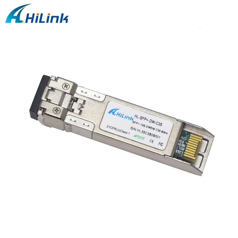 10G SFP+ DWDM ट्रांससीवर 80km 100km CH17~61 120km CH20~55 100GHz औद्योगिक वाणिज्यिक तापमान