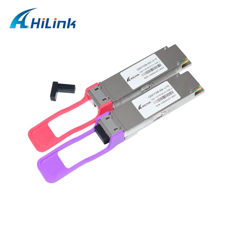 हिलिंक HL-QSFP28-100G-UD-10 100Gb/s QSFP28 LR BIDI 10km सिंगल लैम्ब्डा ऑप्टिकल ट्रांसीवर मॉड्यूल
