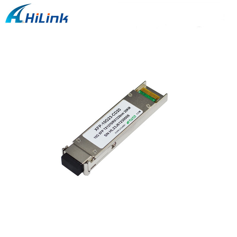 10G ईथरनेट अनुप्रयोगों के लिए 20 किमी पहुंच और DDM फ़ंक्शन के साथ 10Gb/s XFP द्वि-दिशात्मक ट्रांसीवर