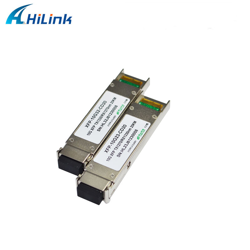 10G ईथरनेट अनुप्रयोगों के लिए 20 किमी पहुंच और DDM फ़ंक्शन के साथ 10Gb/s XFP द्वि-दिशात्मक ट्रांसीवर